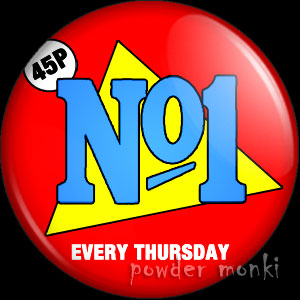 Number One - Music Magazine Badge/Magnet - Click Image to Close