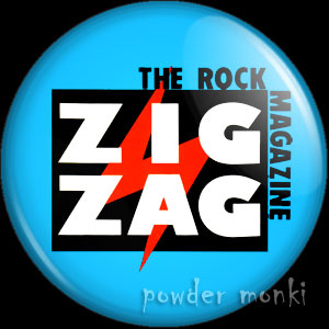 Zig Zag - Music Magazine Badge/Magnet - Click Image to Close