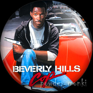 Beverly Hills Cops - Retro Movie Badge/Magnet - Click Image to Close