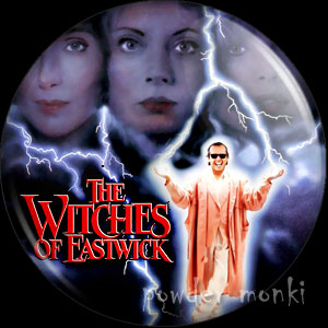 Witches of Eastwick - Retro Movie Badge/Magnet - Click Image to Close