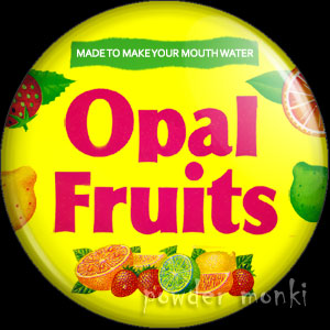 Opal Fruits - Retro Sweets Badge/Magnet - Click Image to Close
