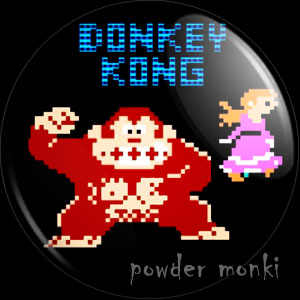 Donkey Kong - Retro Gamer Badge/Magnet