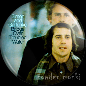 Simon & Garfunkel "Bridge Over Troubled Water" - Badge/Magnet - Click Image to Close