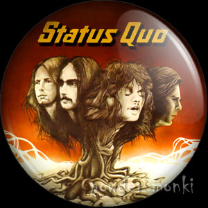 Status Quo "Quo" - Retro Music Badge/Magnet