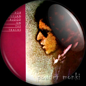 Bob Dylan "Blood On The Tracks" - Retro Music Badge/Magnet