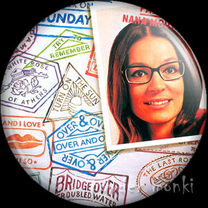 Nana Mouskouri "Passport" - Retro Music Badge/Magnet