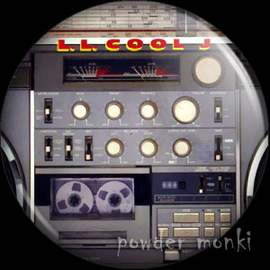 L L Cool J "Radio" - Retro Music Badge/Magnet