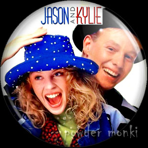 Jason Donovan & Kylie Minogue - Retro Music Badge/Magnet