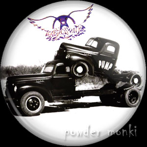 Aerosmith "Pump" - Retro Music Badge/Magnet