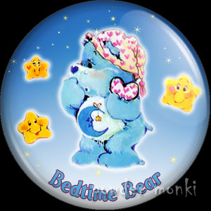 Care Bears "Bedtime Bear" - Retro Toy Badge/Magnet - Click Image to Close