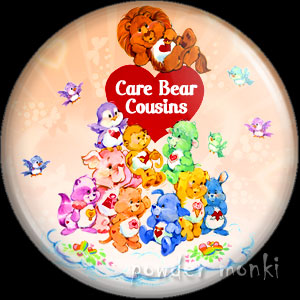 Care Bear Cousins - Retro Toy Badge/Magnet - Click Image to Close