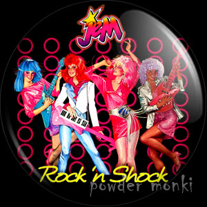 Jem & The Holograms "Rock n Shock"- Retro Toy Badge/Magnet