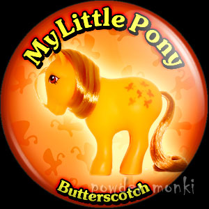 My Little Pony Y1 "Butterscotch" - Retro Toy Badge/Magnet