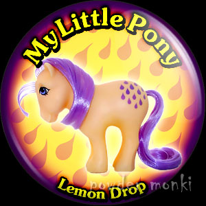 My Little Pony Y2 "Lemon Drop" - Retro Toy Badge/Magnet