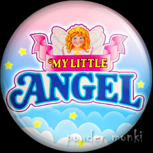 My Little Angel - Retro Toy Badge/Magnet