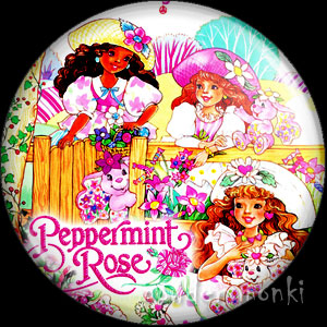 Peppermint Rose - Retro Toy Badge/Magnet 2