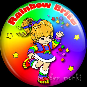 Rainbow Brite - Retro Toy Badge/Magnet - Click Image to Close