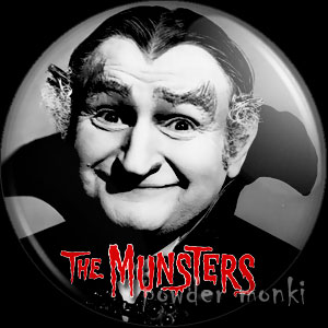 Munsters "Grandpa" - Retro Cult TV Badge/Magnet