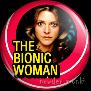 Bionic Woman - Retro Cult TV Badge/Magnet