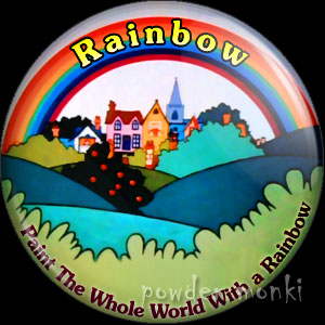 Rainbow - Retro Cult TV Badge/Magnet