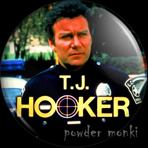 T.J. Hooker - Retro Cult TV Badge/Magnet - Click Image to Close