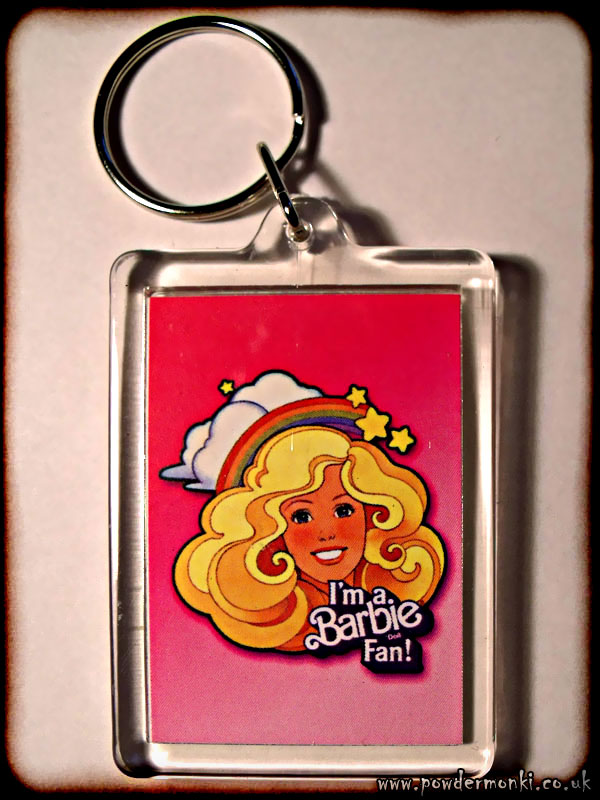 barbie doll keyring