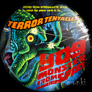 Yog Monster From Space - Retro Cult B-Movie Badge/Magnet