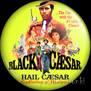 Black Caesar - Retro Cult Movie Badge/Magnet