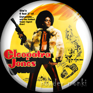 Cleopatra Jones - Retro Cult Movie Badge/Magnet