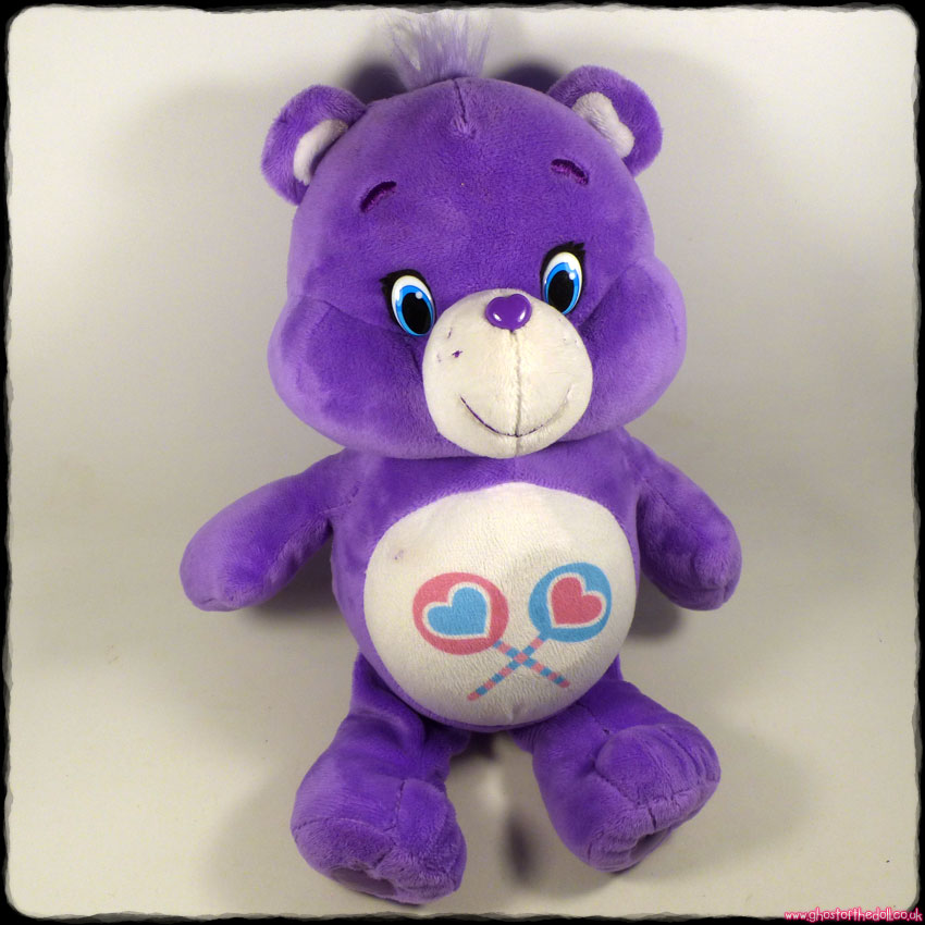 CARE BEARS Share Bear HUG & GIGGLE 13" Tickle Plush (Just Play 2017)