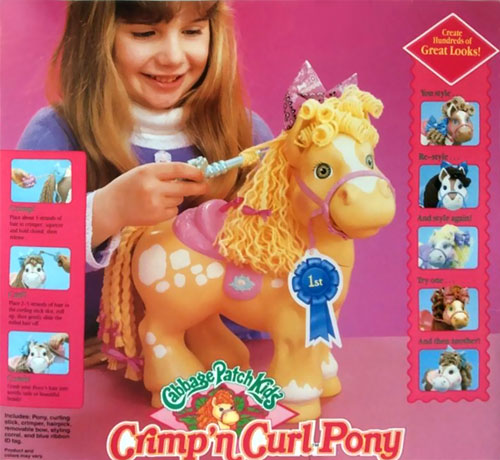cabbage patch pony crimp and curl