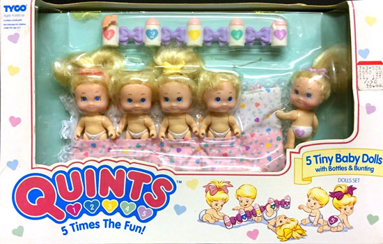 quints toys from the 90's