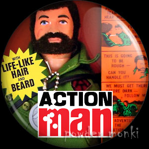 Action Man / GI Joe - Retro Toy Badge/Magnet - Click Image to Close