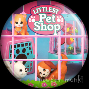 Littlest Pet Shop - Retro Toy Badge/Magnet - Click Image to Close