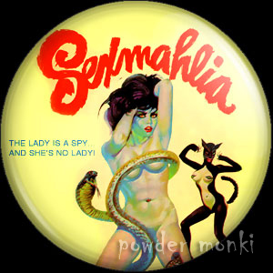 Sexmahlia - Pulp Fiction Badge/Magnet - Click Image to Close