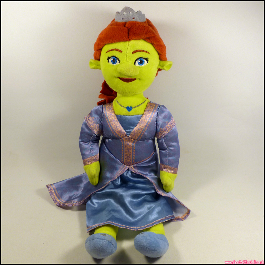 SHREK Plush FIONA 14" Blue Dress Dreamworks Tours 2020 SHREK'S ADVENTURE!