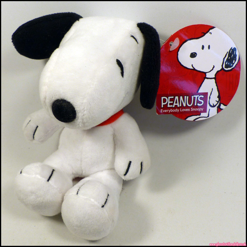 Peanuts SNOOPY Plush 5" White Sitting Dog + Tag (Rainbow Designs 2021)