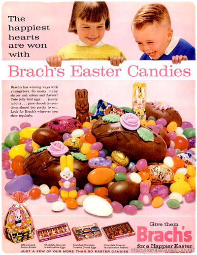 1967 Brachs Easter Candiesvintage Print Ad 