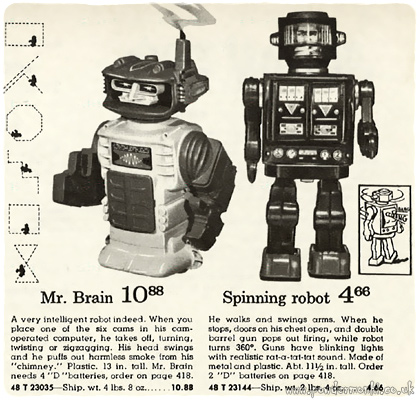 toy robots from the 70s