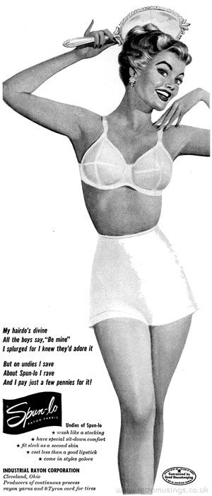 Spun-lo ~ Lingerie Adverts [1951-1952] Illustrated